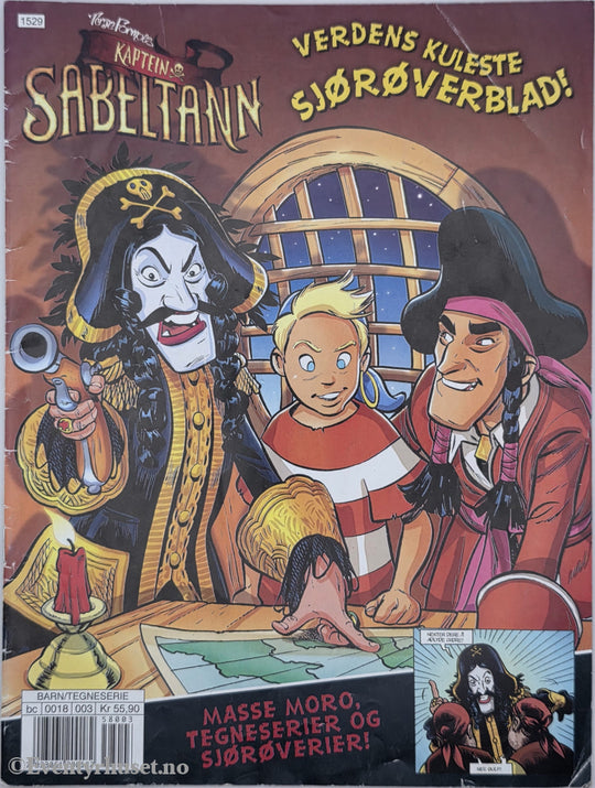 Kaptein Sabeltann. Tegneserieblad.