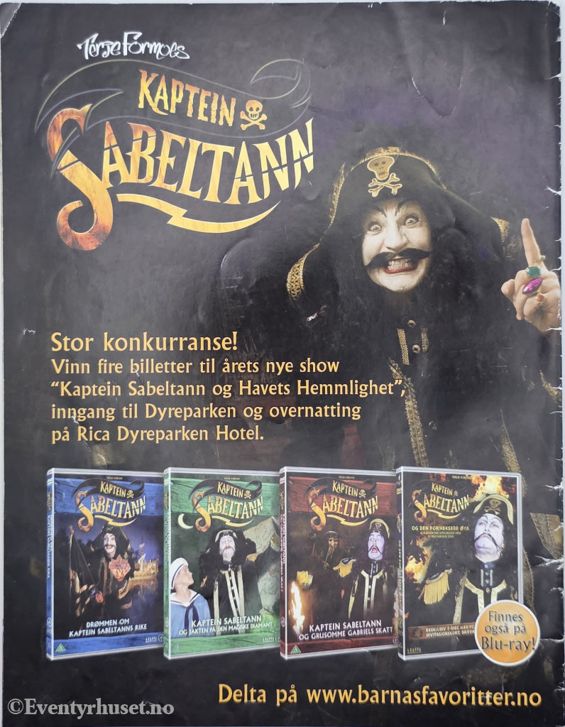 Kaptein Sabeltann. Tegneserieblad.