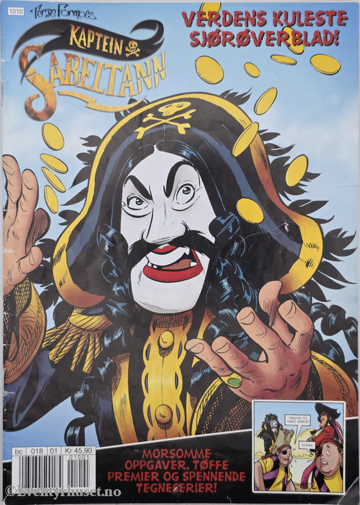 Kaptein Sabeltann. Tegneserieblad.