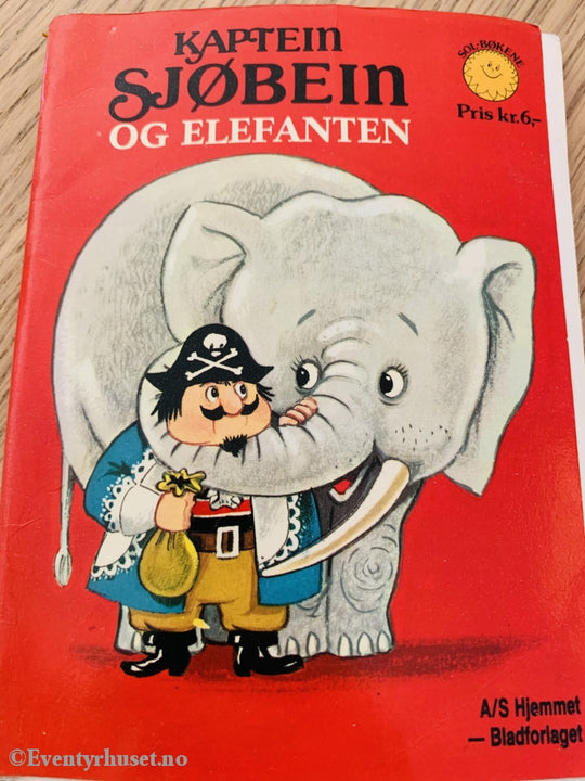 Kaptein Sjøbein Og Elefanten. 1977. Sol-Bøkene. Hefte