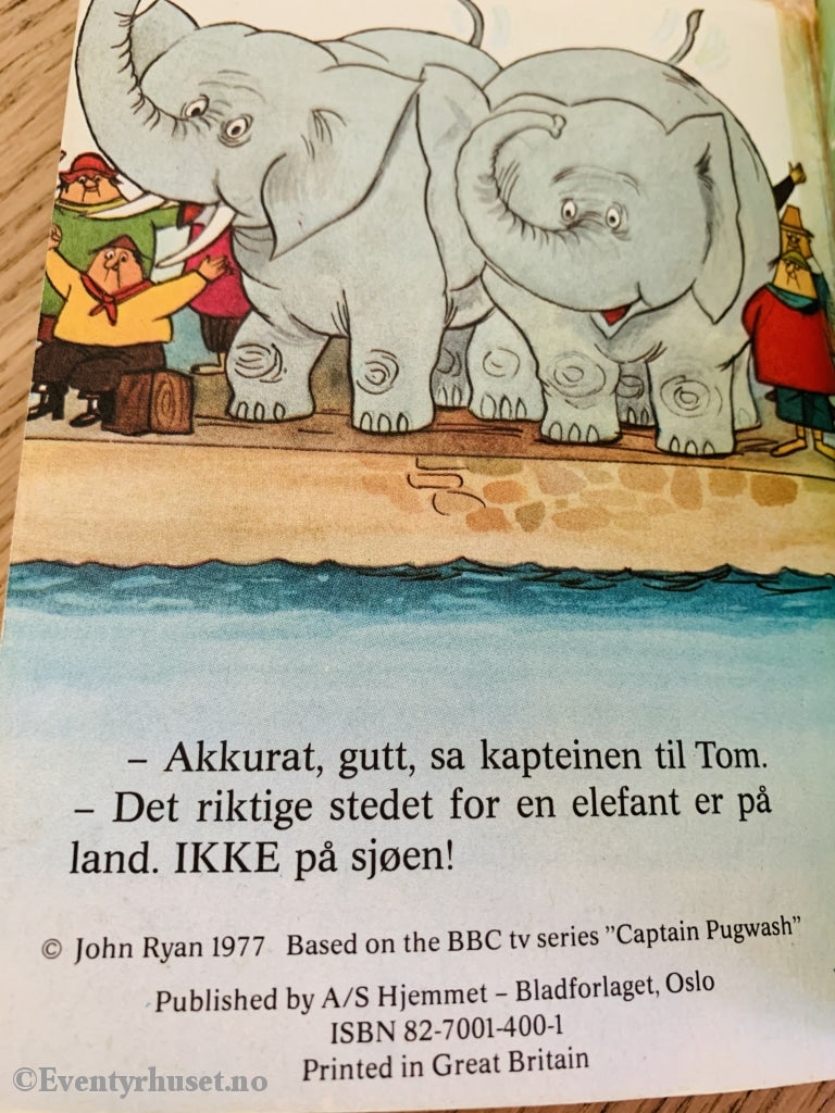 Kaptein Sjøbein Og Elefanten. 1977. Sol-Bøkene. Hefte