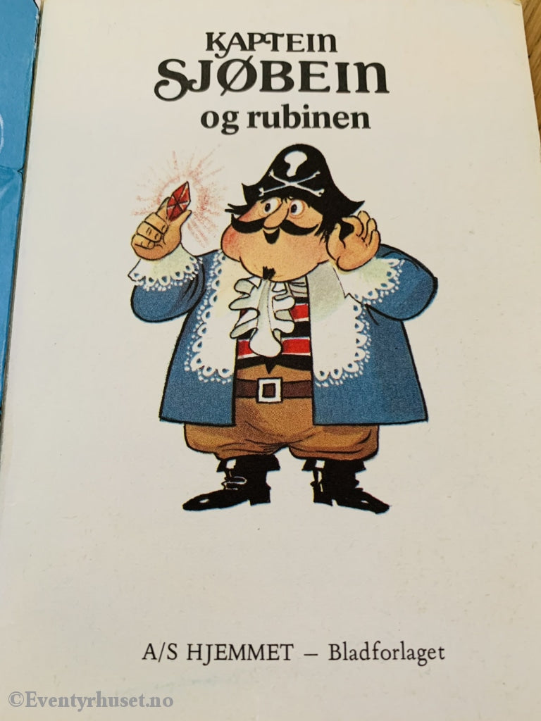 Kaptein Sjøbein Og Rubinen. 1977. Sol-Bøkene. Hefte