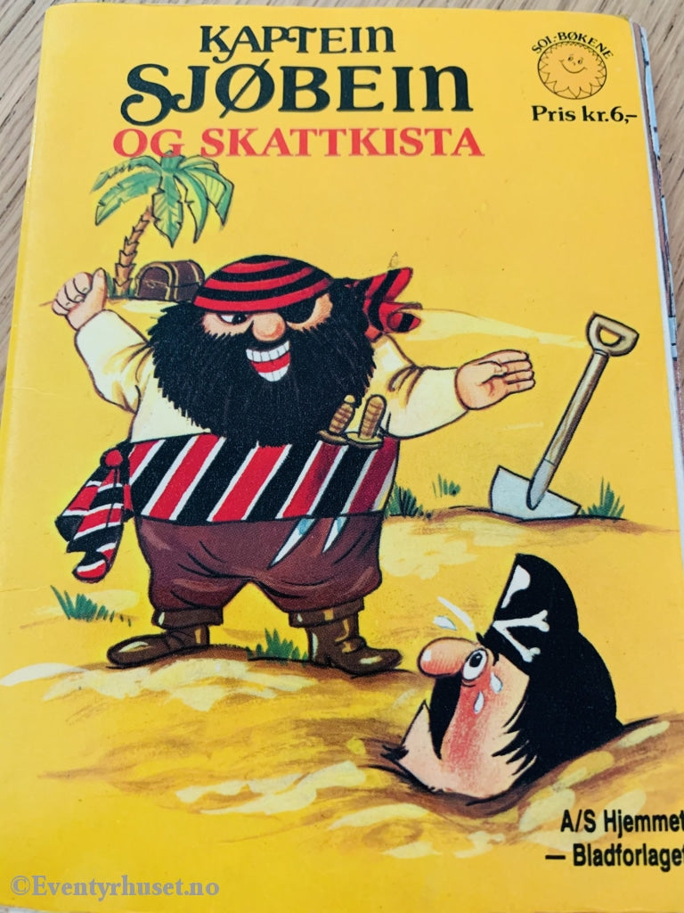 Kaptein Sjøbein Og Skattkista. 1977. Sol-Bøkene. Hefte