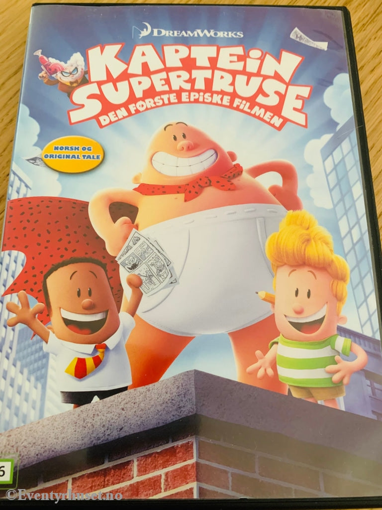 Kaptein Supertruse - Den Første Episke Filmen. Dvd. Dvd