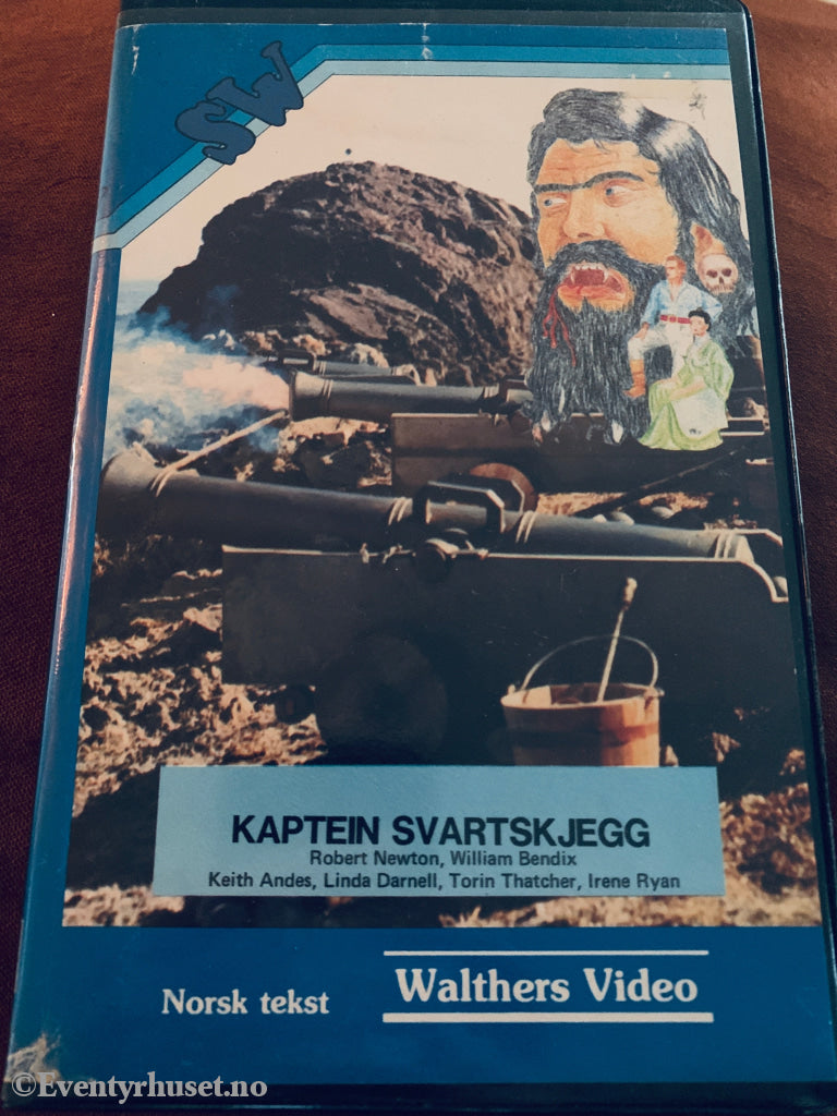 Kaptein Svartskjegg. 1952. VHS Big Box.