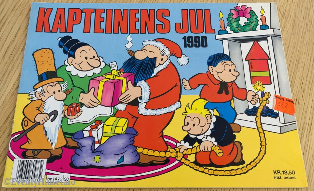 Kapteinens Jul. Julen 1990. Julehefter