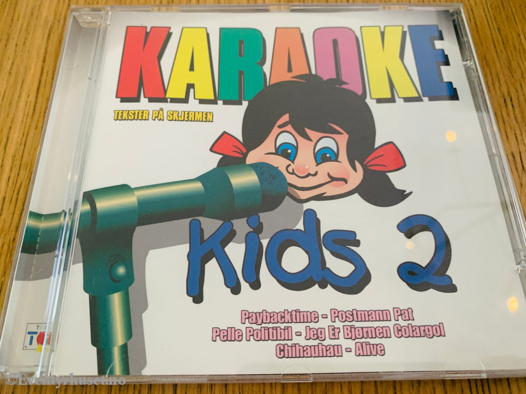 Karaoke Kids 2. Musikk-CD for barn.