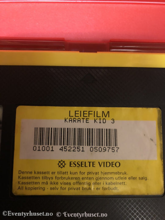 Karate Kid 3. Vhs Big Box.