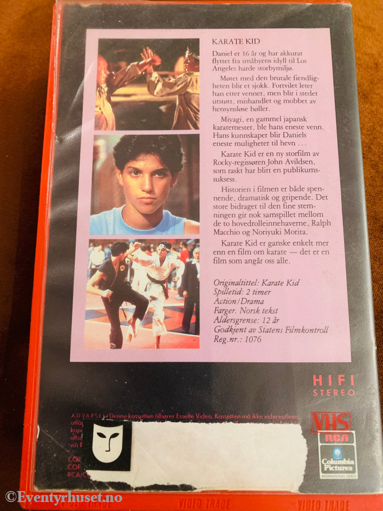 Karate Kid. VHS Big Box.