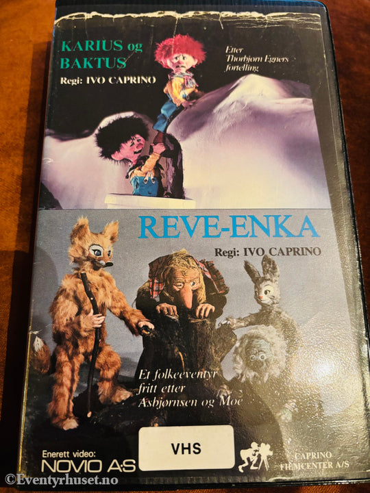 Karius og Baktus / Reve-Enka. VHS Big Box.