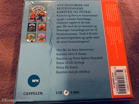 Karsten Og Petra Kjører Brannbil. Lydbok På Cd.