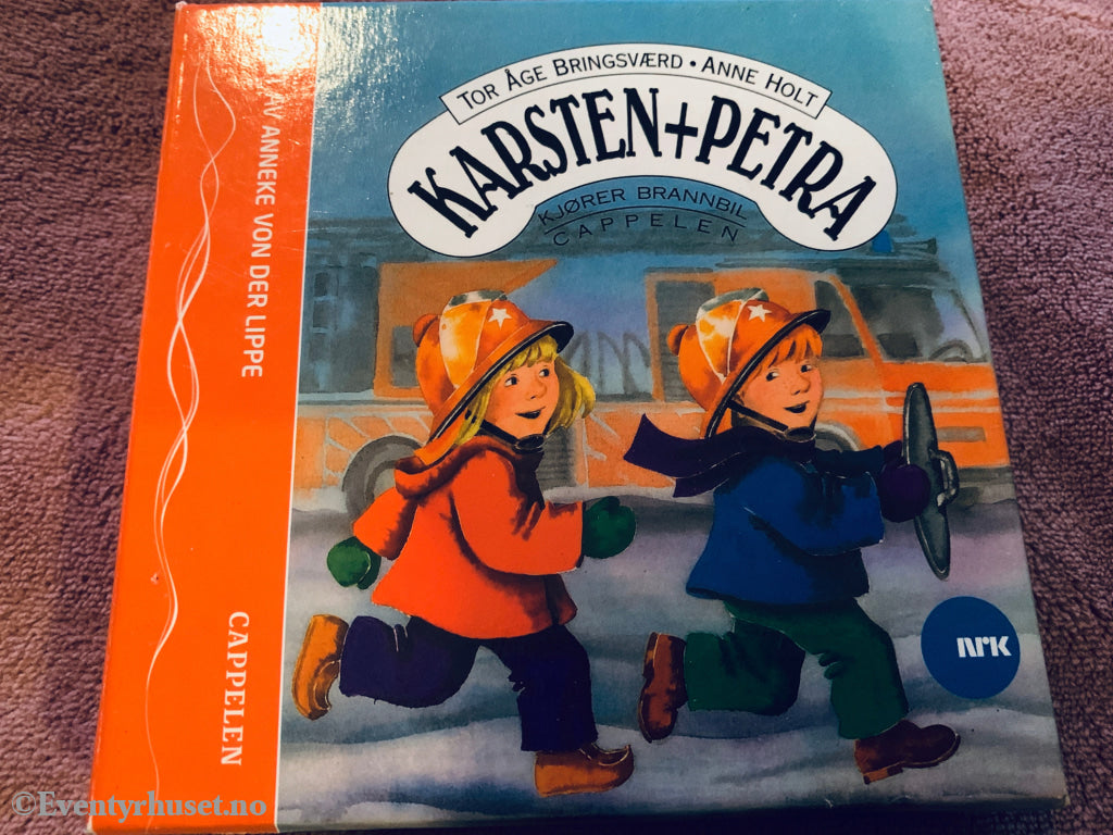 Karsten Og Petra Kjører Brannbil. Lydbok På Cd.