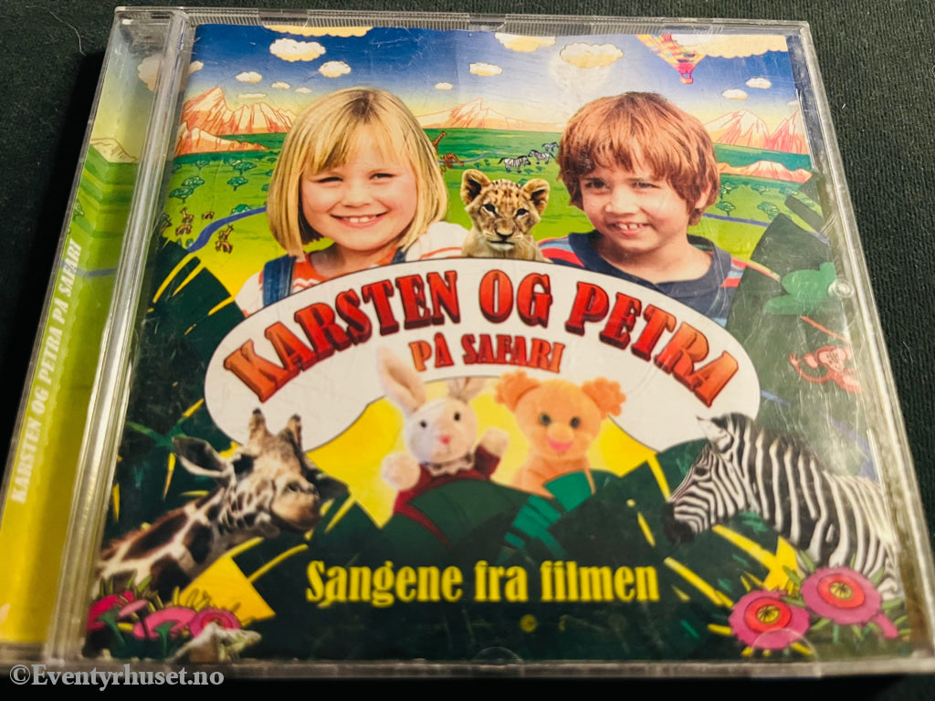 Karsten Og Petra På Safari - Sangene Fra Filmen. Lydbok Cd.