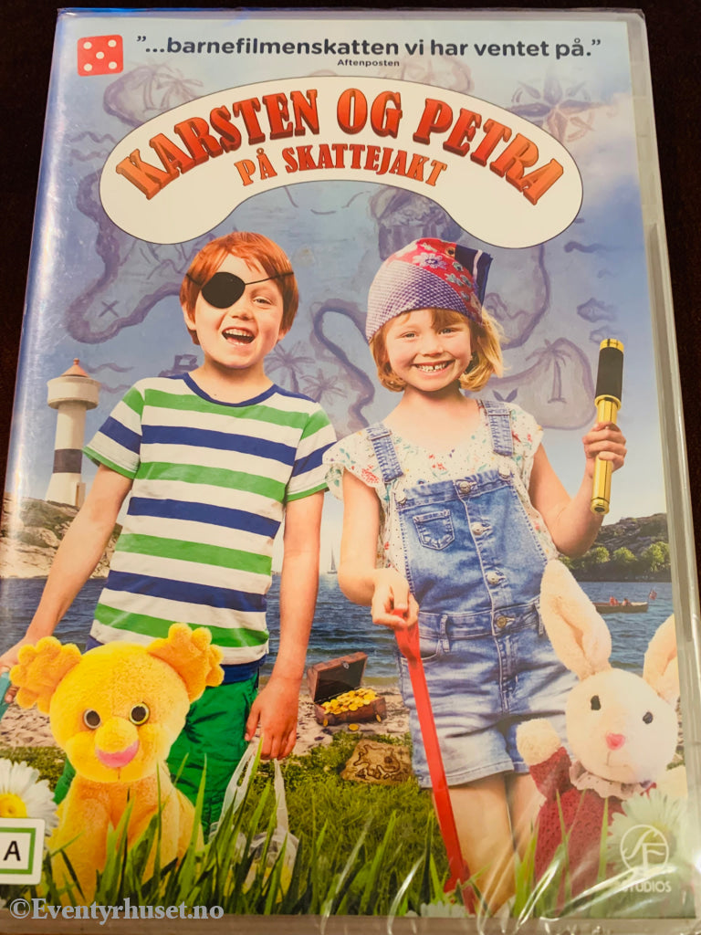 Karsten Og Petra På Skattejakt. Dvd. Ny I Plast! Dvd