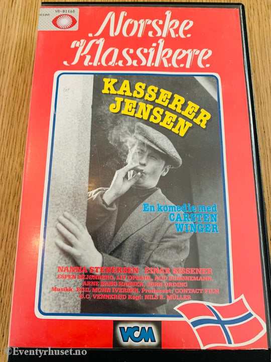 Kasserer Jensen. 1954/88. (Norske Klassikere). Vhs Big Box.