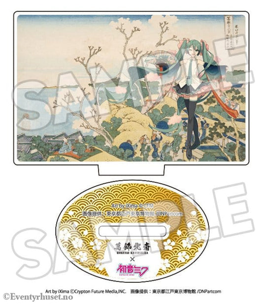 Katsushika Hokusai x Hatsune Miku Acrylic Figure 5 cm Blind Box Assortment (8) Manga & Anime