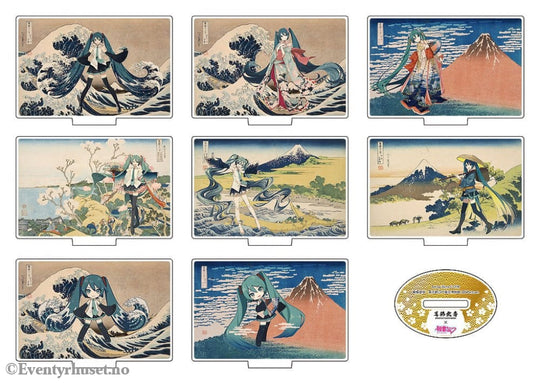 Katsushika Hokusai x Hatsune Miku Acrylic Figure 5 cm Blind Box Assortment (8) Manga & Anime