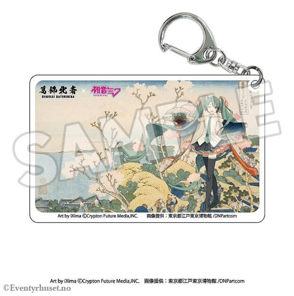 Katsushika Hokusai x Hatsune Miku Acrylic Keychains Blind Box Assortment (8) Manga & Anime