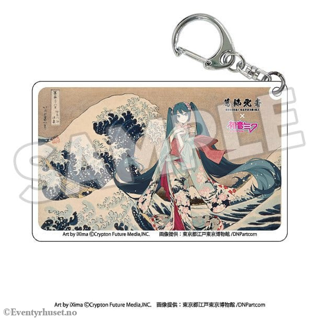 Katsushika Hokusai x Hatsune Miku Acrylic Keychains Blind Box Assortment (8) Manga & Anime