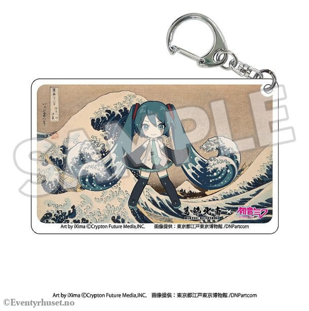 Katsushika Hokusai x Hatsune Miku Acrylic Keychains Blind Box Assortment (8) Manga & Anime