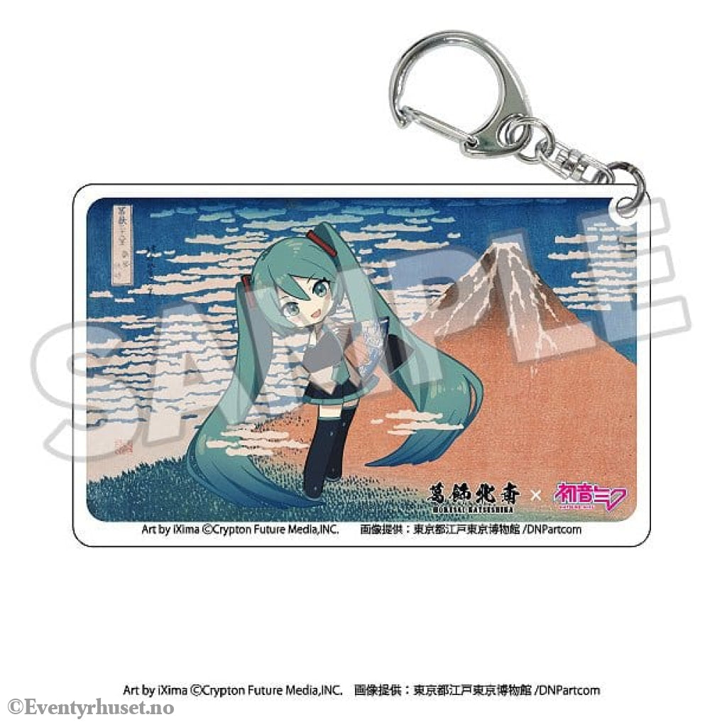 Katsushika Hokusai x Hatsune Miku Acrylic Keychains Blind Box Assortment (8) Manga & Anime