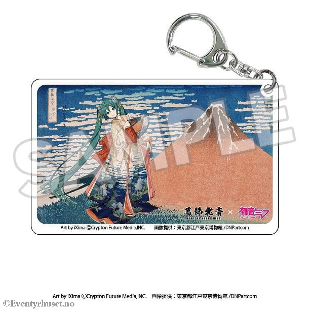 Katsushika Hokusai x Hatsune Miku Acrylic Keychains Blind Box Assortment (8) Manga & Anime