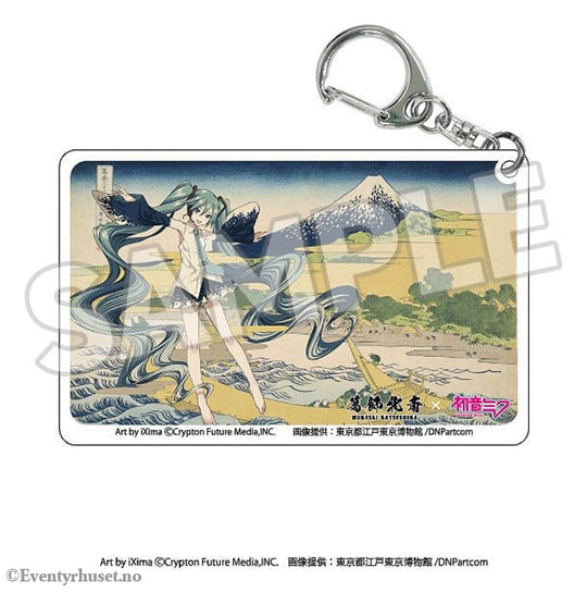 Katsushika Hokusai x Hatsune Miku Acrylic Keychains Blind Box Assortment (8) Manga & Anime