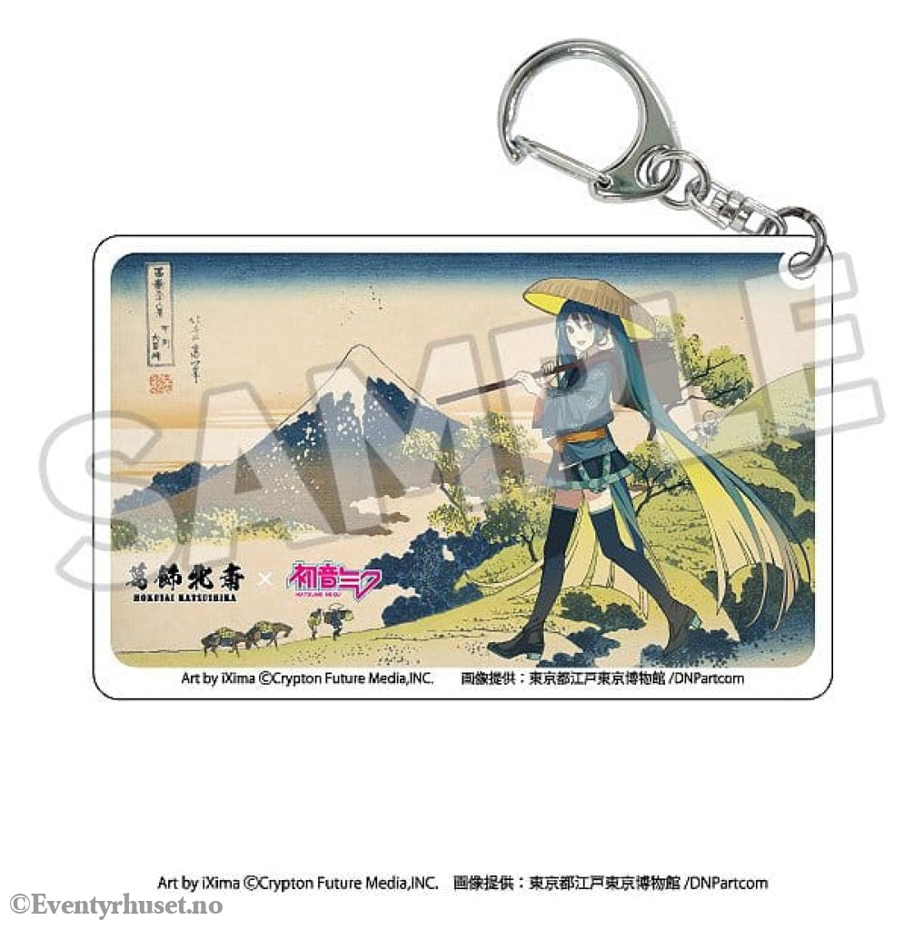 Katsushika Hokusai x Hatsune Miku Acrylic Keychains Blind Box Assortment (8) Manga & Anime