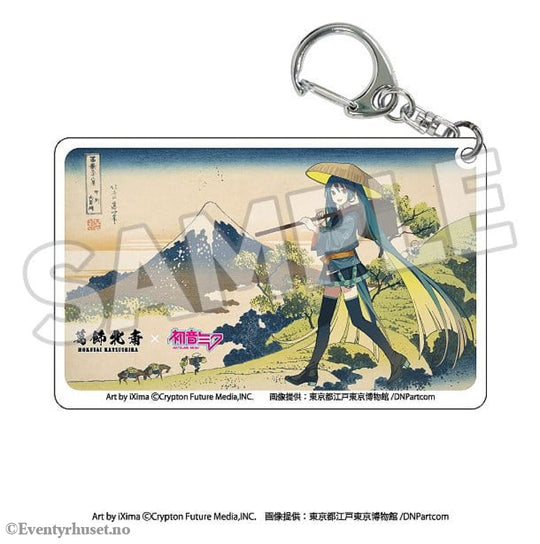 Katsushika Hokusai x Hatsune Miku Acrylic Keychains Blind Box Assortment (8) Manga & Anime