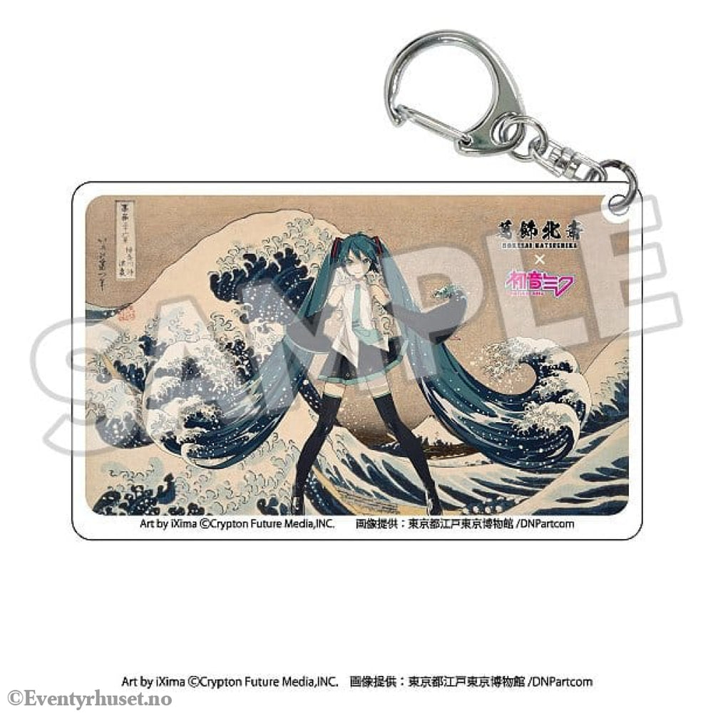 Katsushika Hokusai x Hatsune Miku Acrylic Keychains Blind Box Assortment (8) Manga & Anime