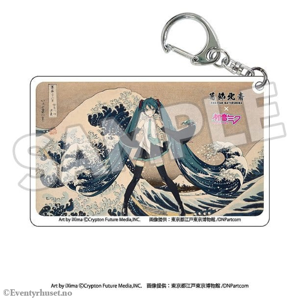 Katsushika Hokusai x Hatsune Miku Acrylic Keychains Blind Box Assortment (8) Manga & Anime