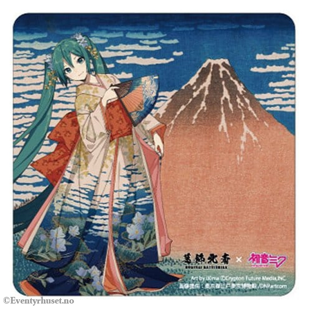 Katsushika Hokusai x Hatsune Miku Car Magnet Thirty-six Views of Mount Fuji Fine Wind Clear Morning Home & Gifts