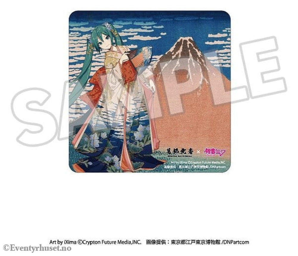 Katsushika Hokusai x Hatsune Miku Car Magnet Thirty-six Views of Mount Fuji Fine Wind Clear Morning Home & Gifts