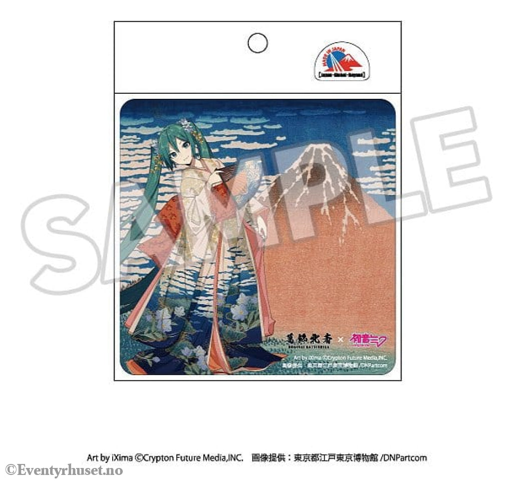 Katsushika Hokusai x Hatsune Miku Car Magnet Thirty-six Views of Mount Fuji Fine Wind Clear Morning Home & Gifts