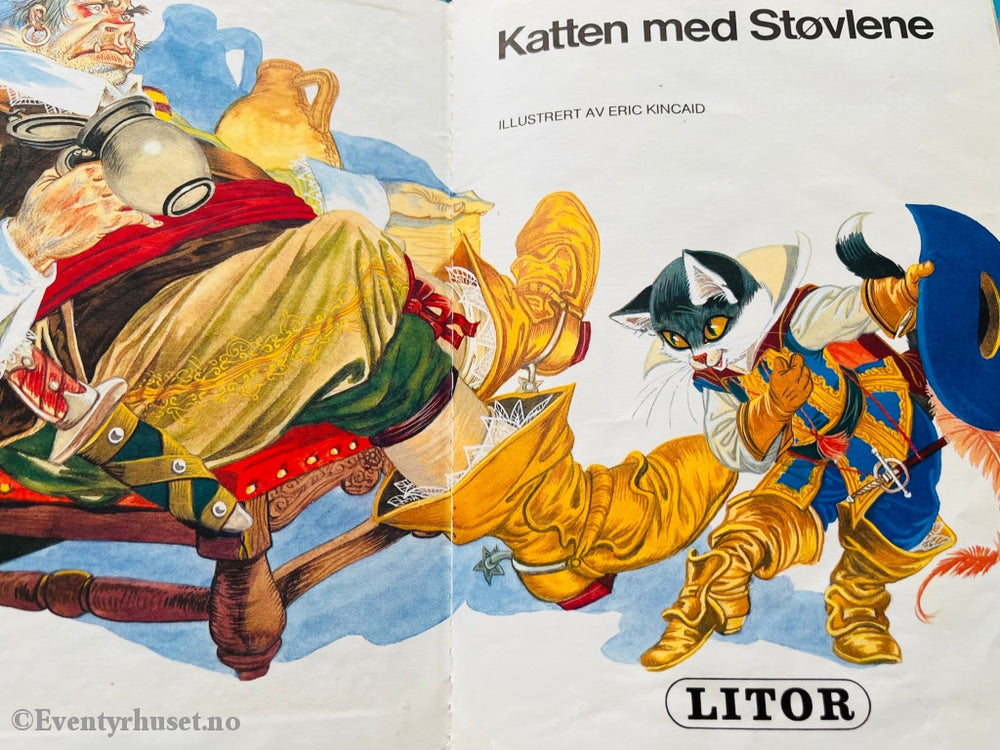 Katten Med Støvlene. 1980. Eventyrbok