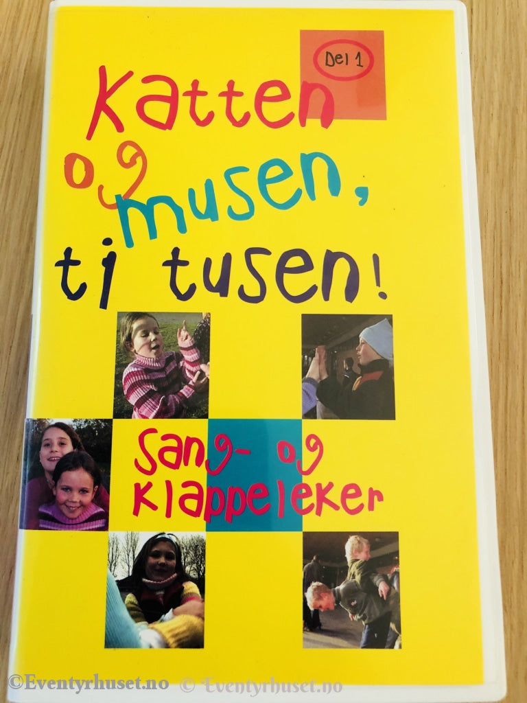 Katten Og Musen Ti Tusen! Sang- Klappeleker. Vhs Big Box.