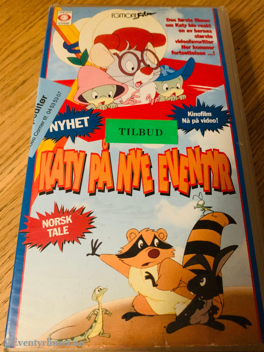 Katy på nye eventyr. 1989. VHS leiefilm. VHS