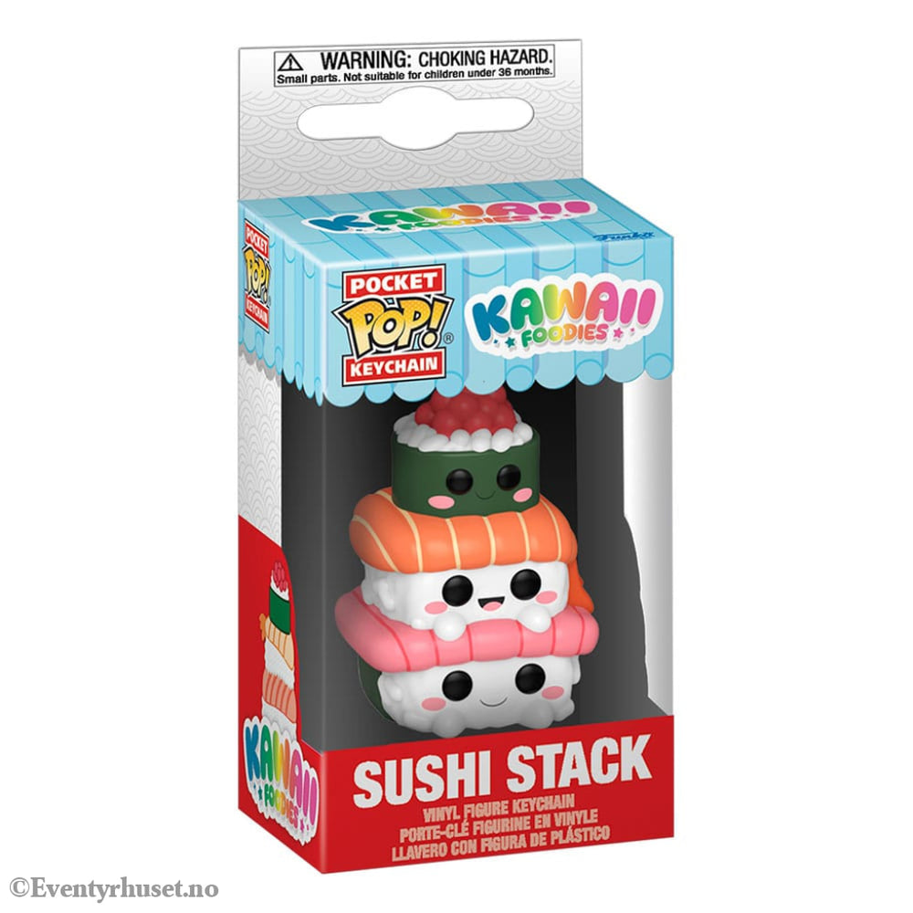 Kawaii Foodies Pocket POP! Vinyl Keychains 4 cm Sushi Stack Display (12) Fashion & Accessories