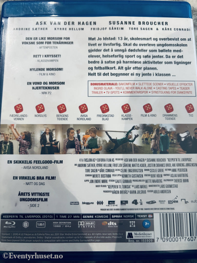 Keeper'n til Liverpool. Blu-ray.