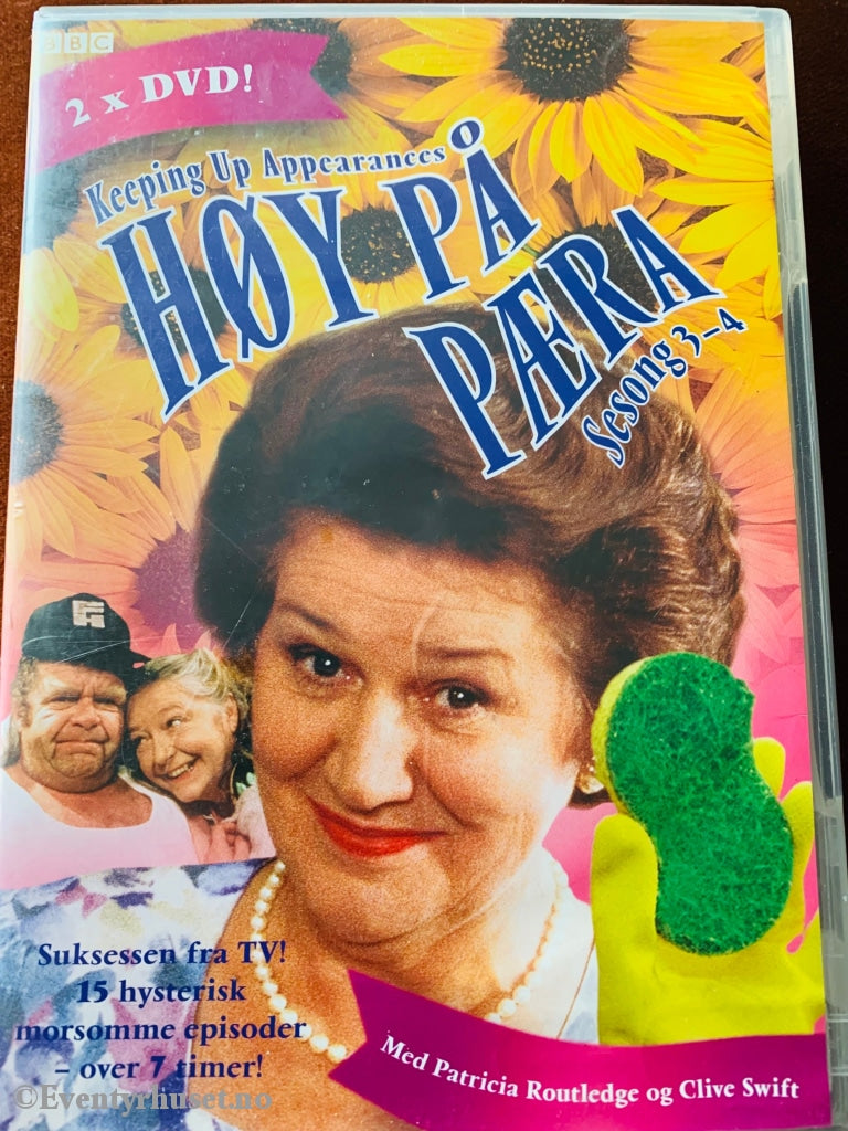 Keeping Up Appearances (Høy På Pæra). Sesong 3-4. Bbc. Dvd Samleboks.