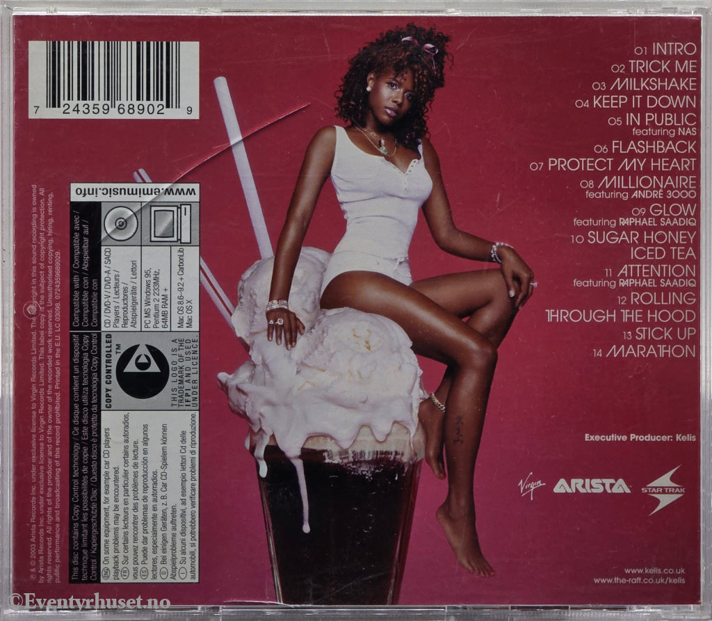 Kelis. Tasty. 2003 . Musikk-CD.