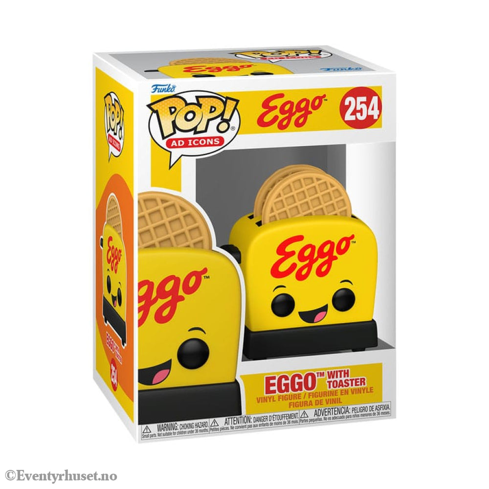 Kellogg’s POP! Ad Icons Vinyl Figure Eggo w/ Toaster 9 cm Collectibles