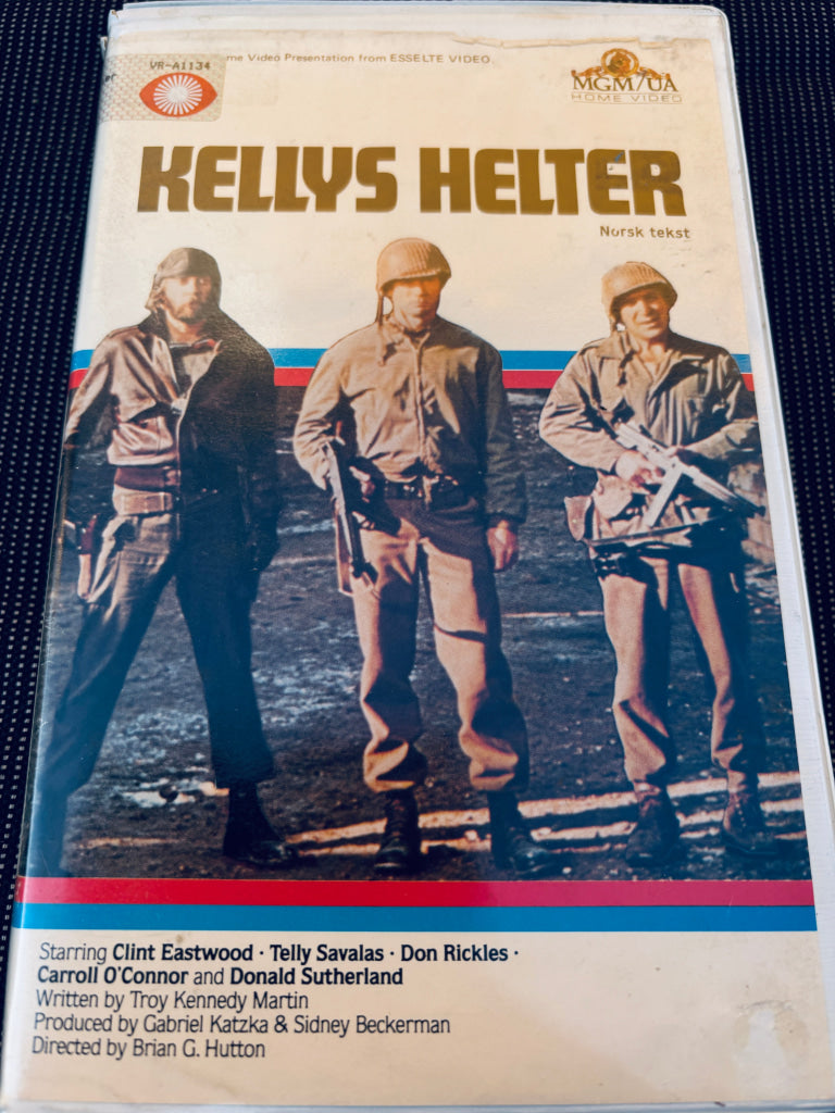 Kellys helter. 1982. VHS Big Box. VHS