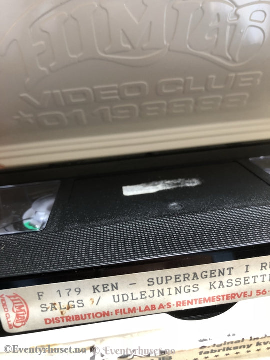 Ken. Superagent I Rumpolitiet. Vhs Big Box. Dansk Tekst.