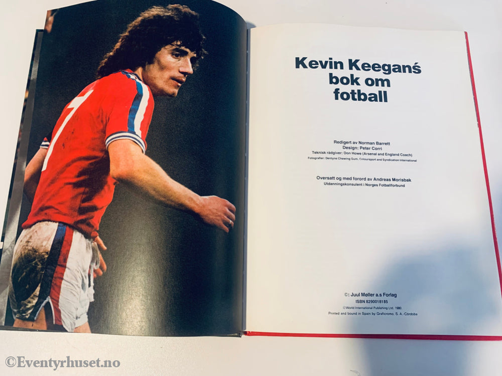 Kevin Keegan’s Bok Om Fotball. 1980. Faktabok
