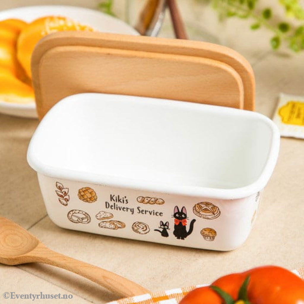 Kiki delivery’s service butter dish with wooden lid Viennese pastries 500 ml Home & Gifts