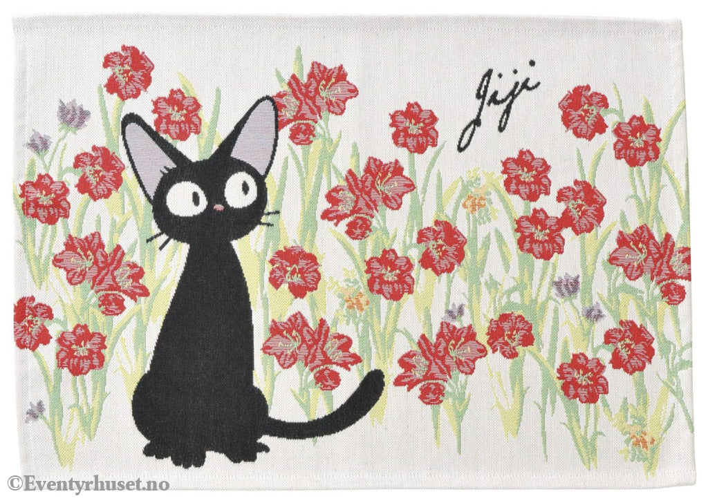 Kiki’s Delivery Service Cloth Lunch Napkin Jiji Red Flowers Home & Gifts