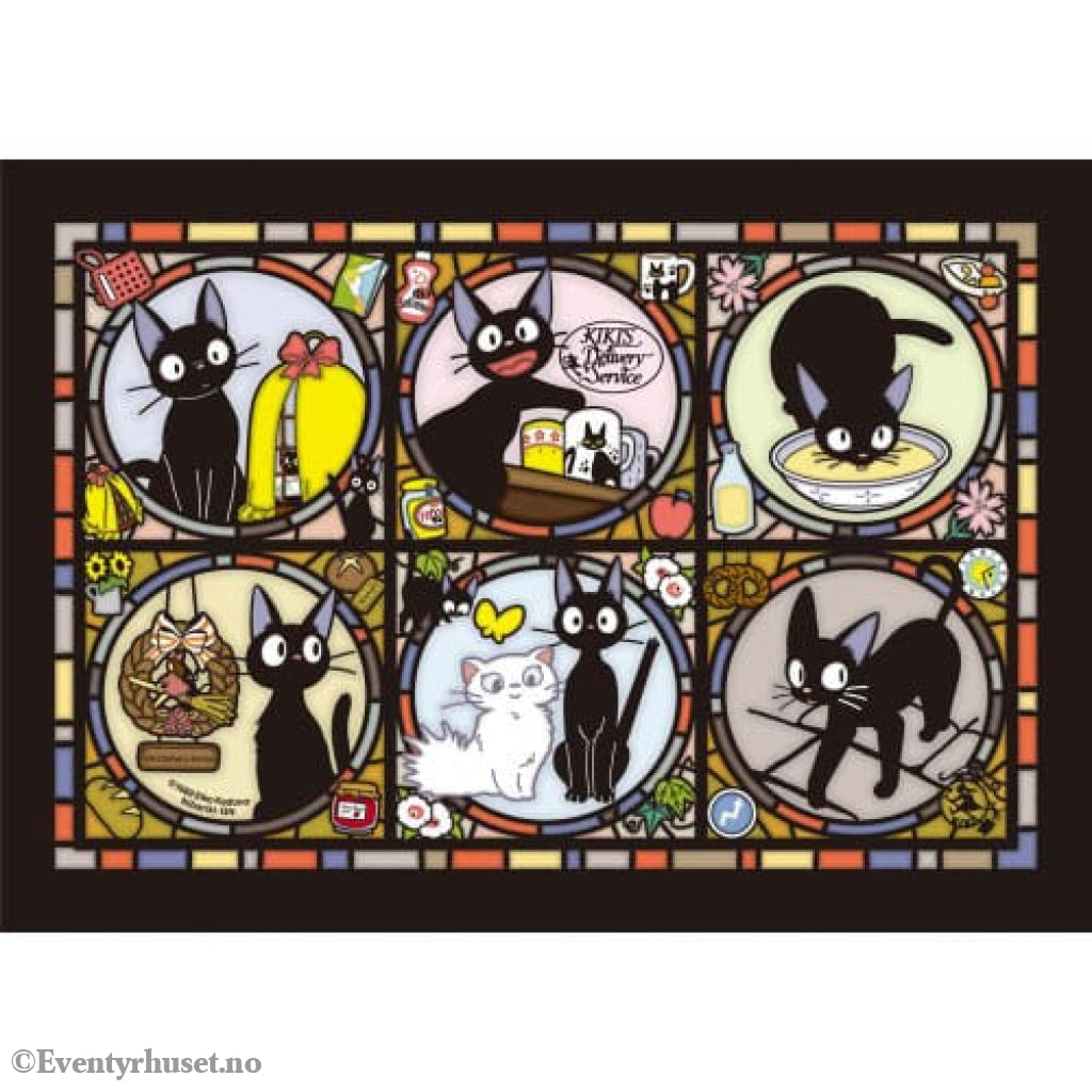 Kiki’s Delivery Service Jigsaw Puzzle Stained Glass Jiji’s everyday Manga & Anime