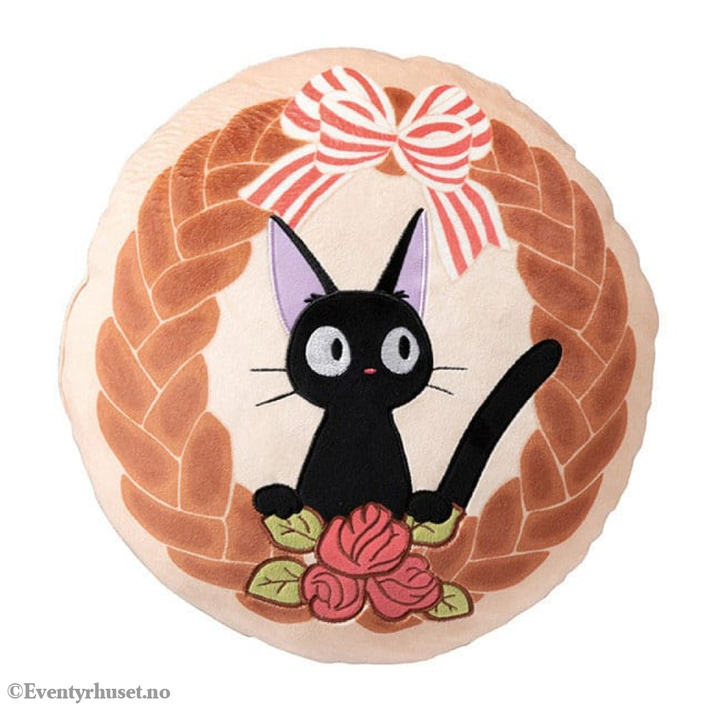 Kiki’s Delivery Service Pillow Jiji Bread Wreath 35 x 35 cm Home & Gifts