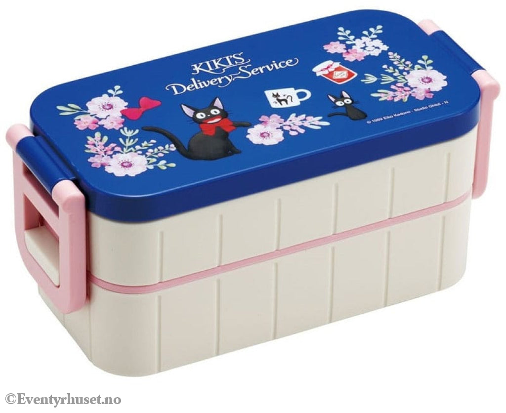 Kiki’s Delivery Service Two Layer Lunch Box Jiji Flower garland Home & Gifts